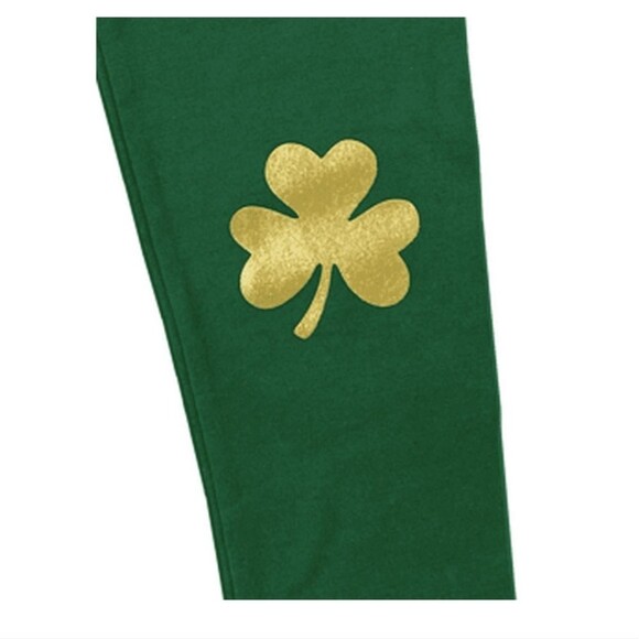 WAY TO CELEBRATE! St. Patrick's Day Toddler Girl Printed Legging Size 3T - Picture 2 of 5